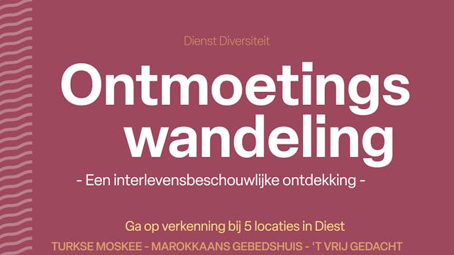 Ontmoetingswandeling Diest