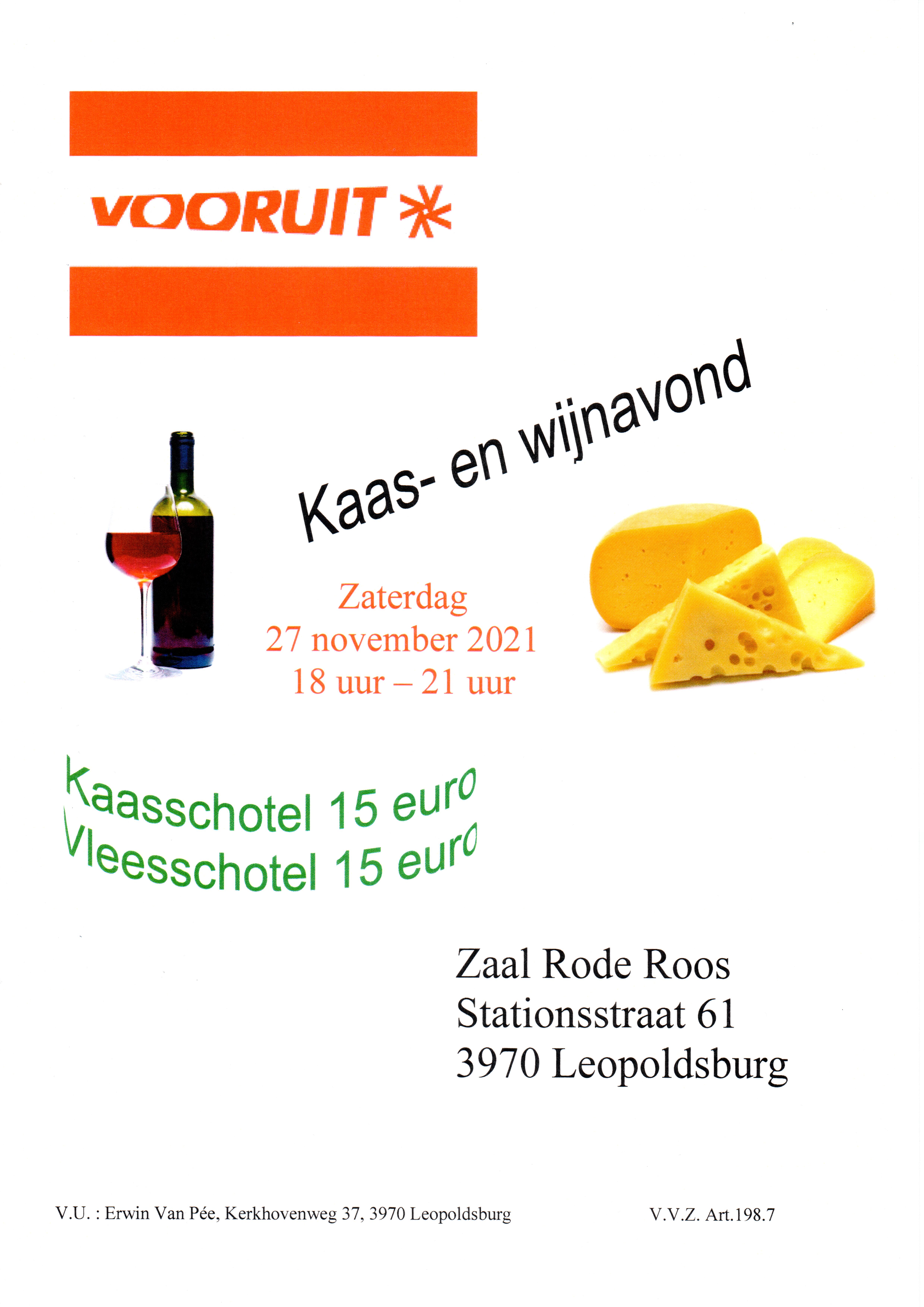 kaas-en wijnavond