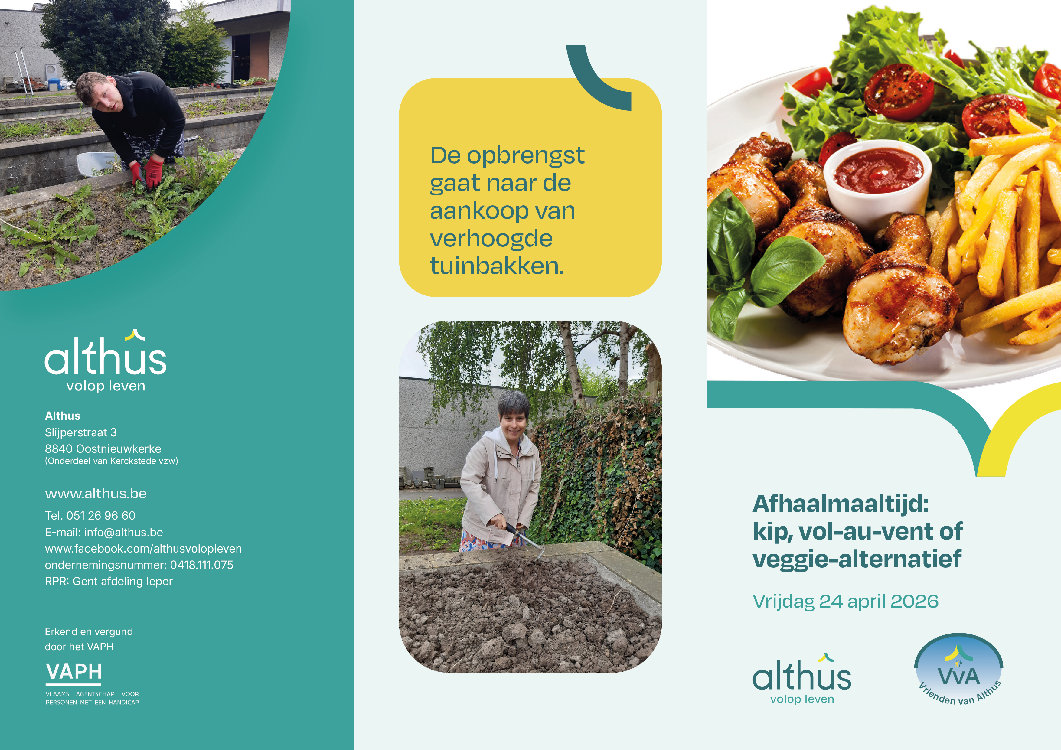 Afhaalmaaltijd 24 april 2026