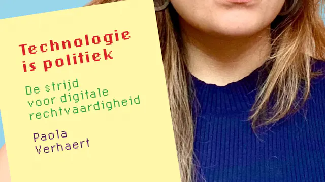 Paola Verhaert en haar boek 'Technologie is politiek'