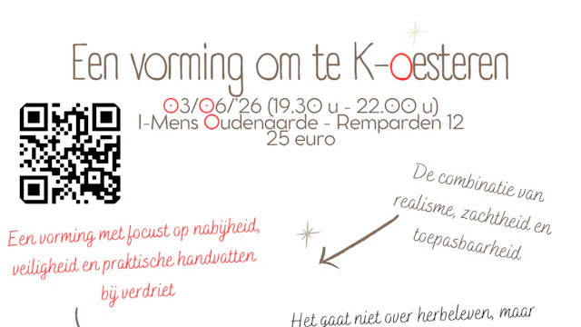 Een vorming om te K-oesteren
