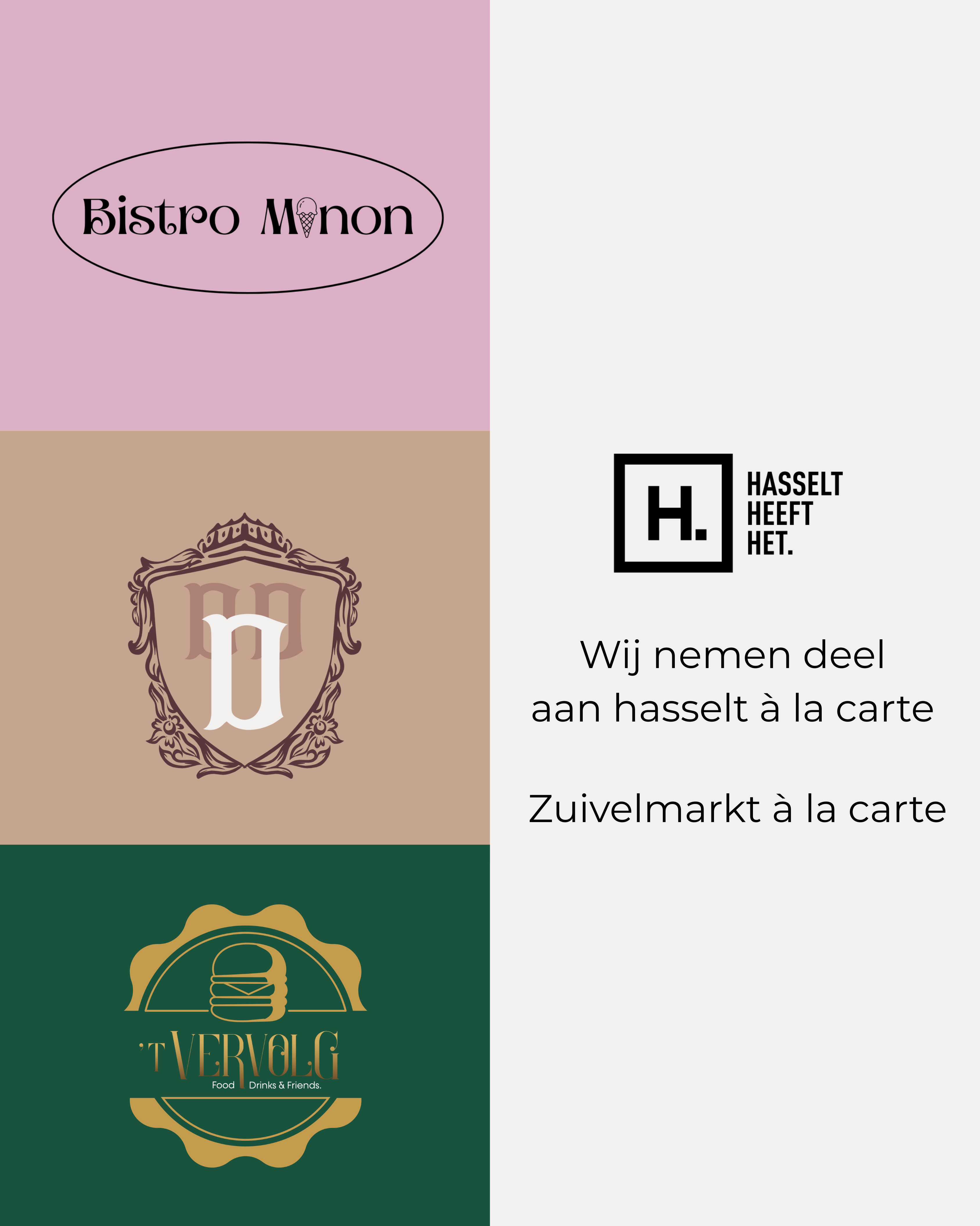 Zuivelmarkt à la carte