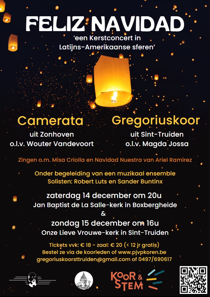 Jubileumconcert FELIZ NAVIDAD   zondag 15 december 2024