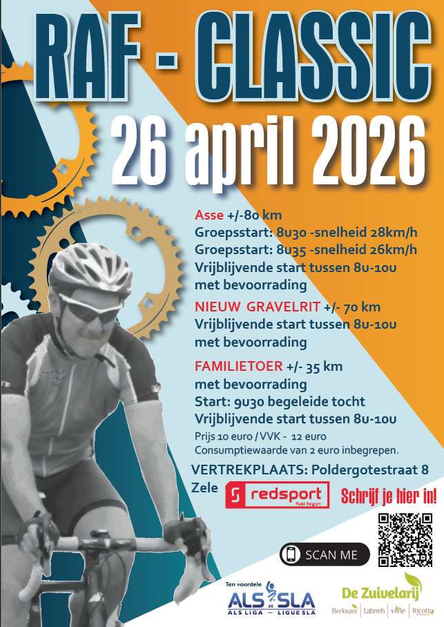De poster van de RAF-classic 2026