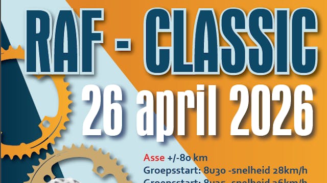 De poster van de RAF-classic 2026