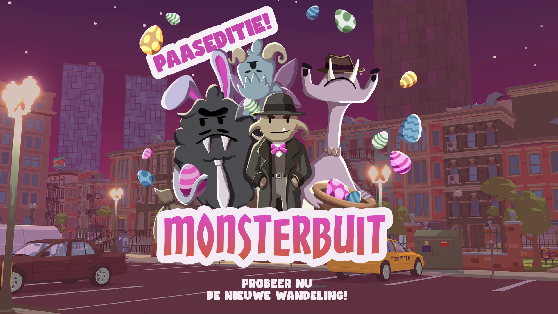 Campagnebeeld van Monsterbuit - paaseditie