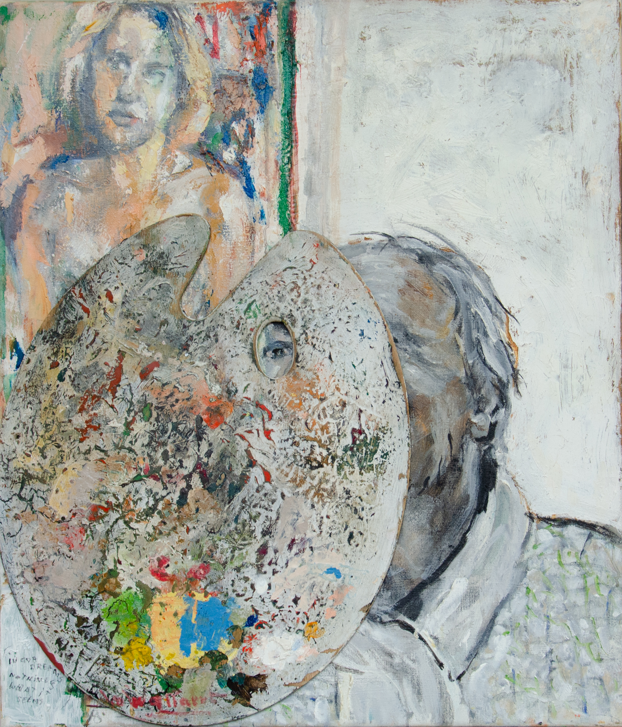 Schilderij Door het oog van de meester - Martin Wallaert - 2011