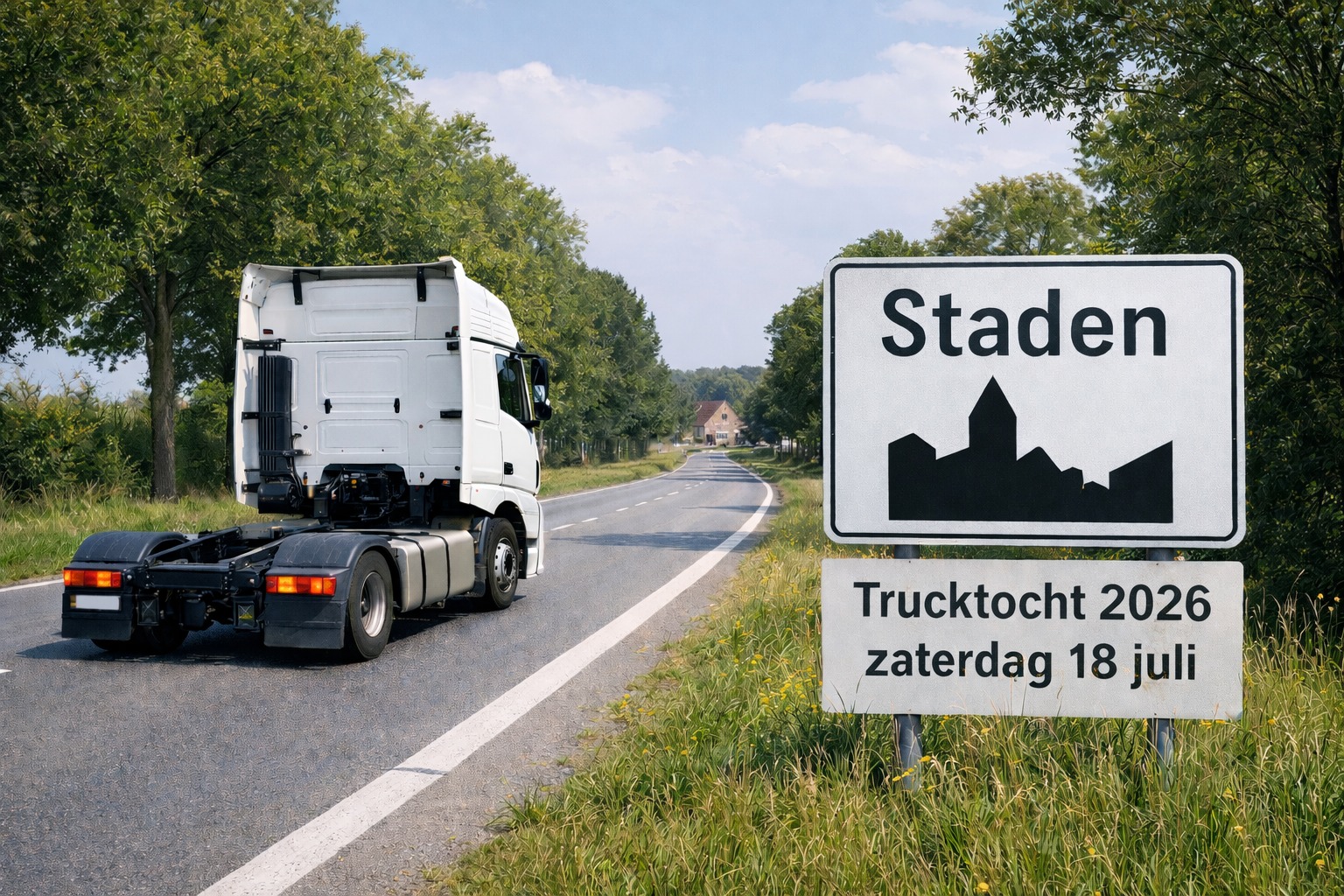 Truckrun De Vleugels in Staden