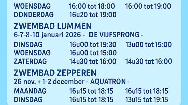 Start vandaag nog met leren zwemmen