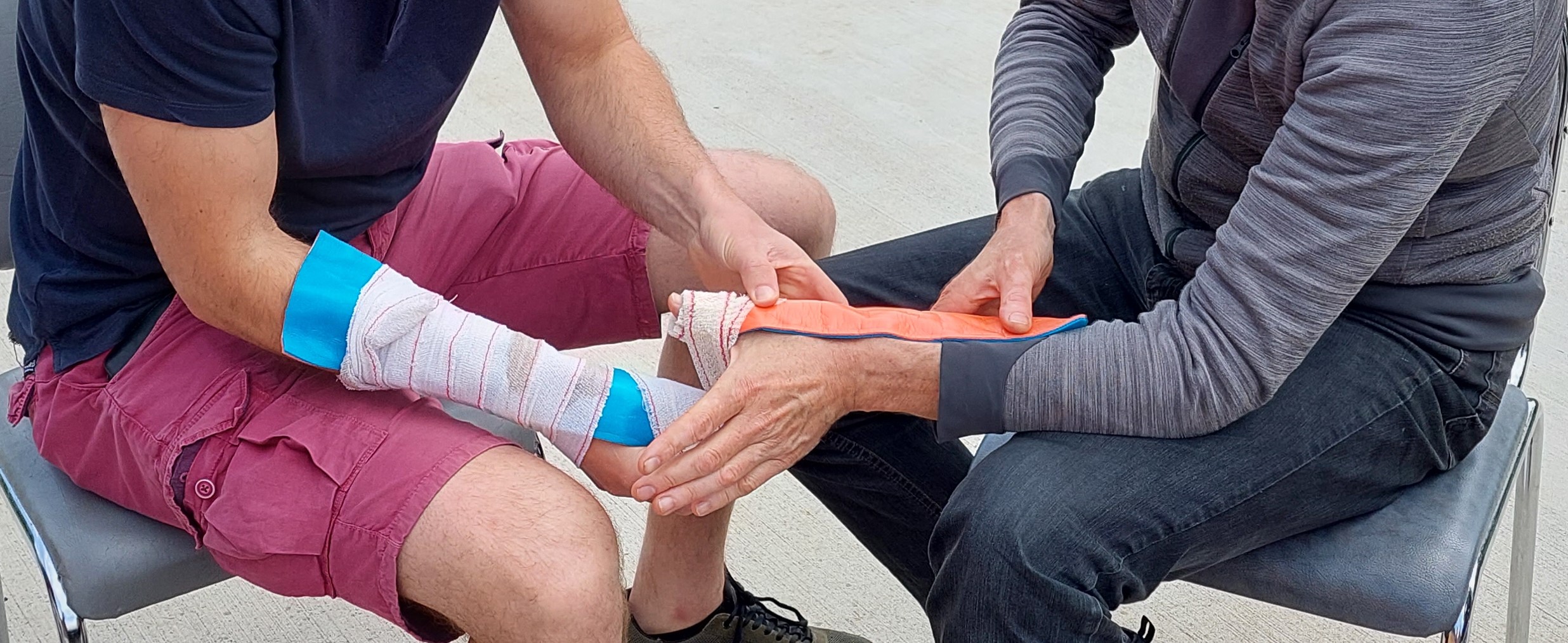 Spalken met Boston splint