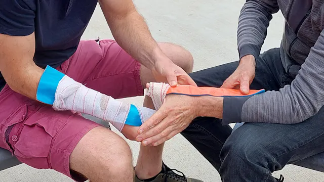 Spalken met Boston splint
