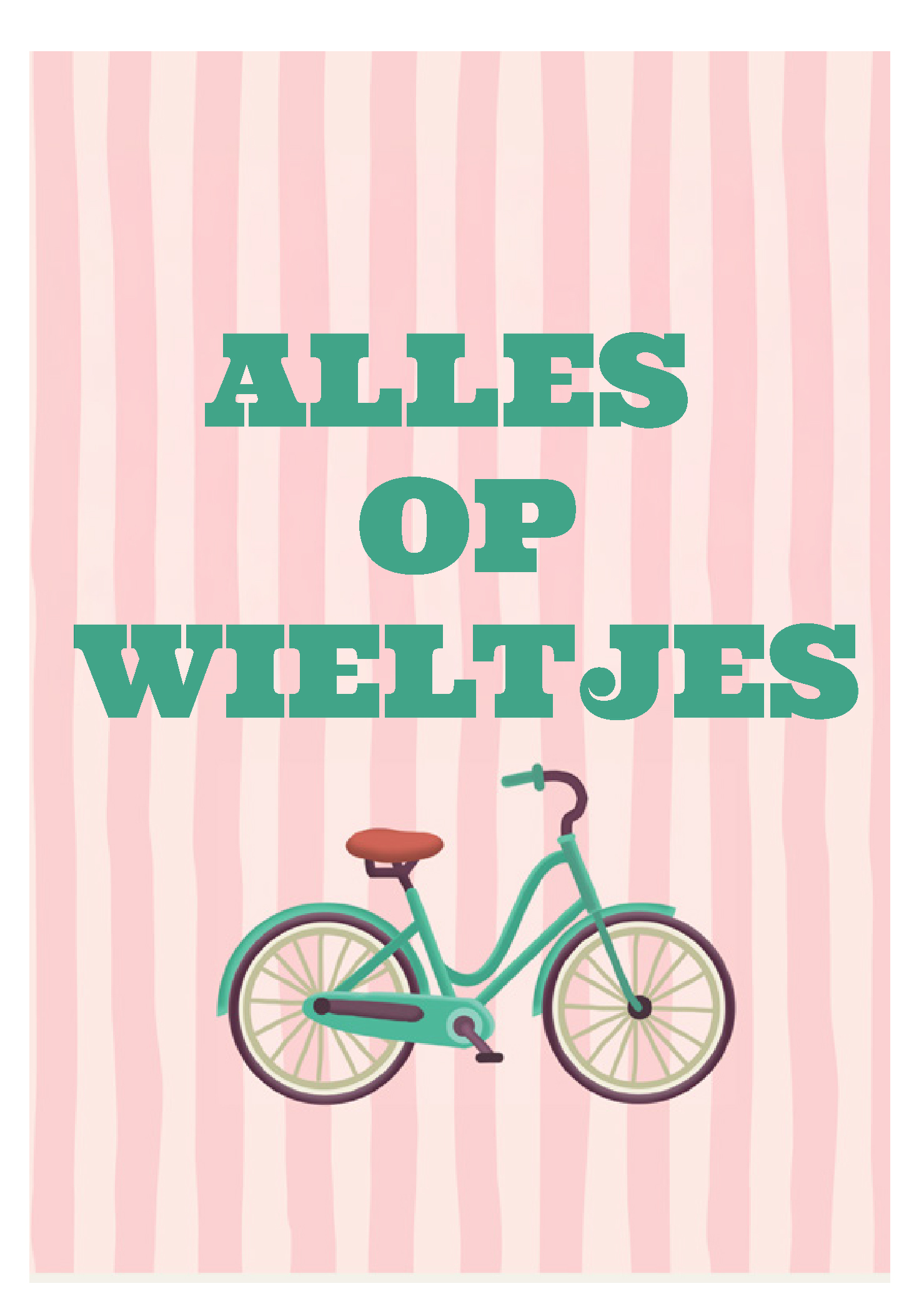 Alles op wieltjes
