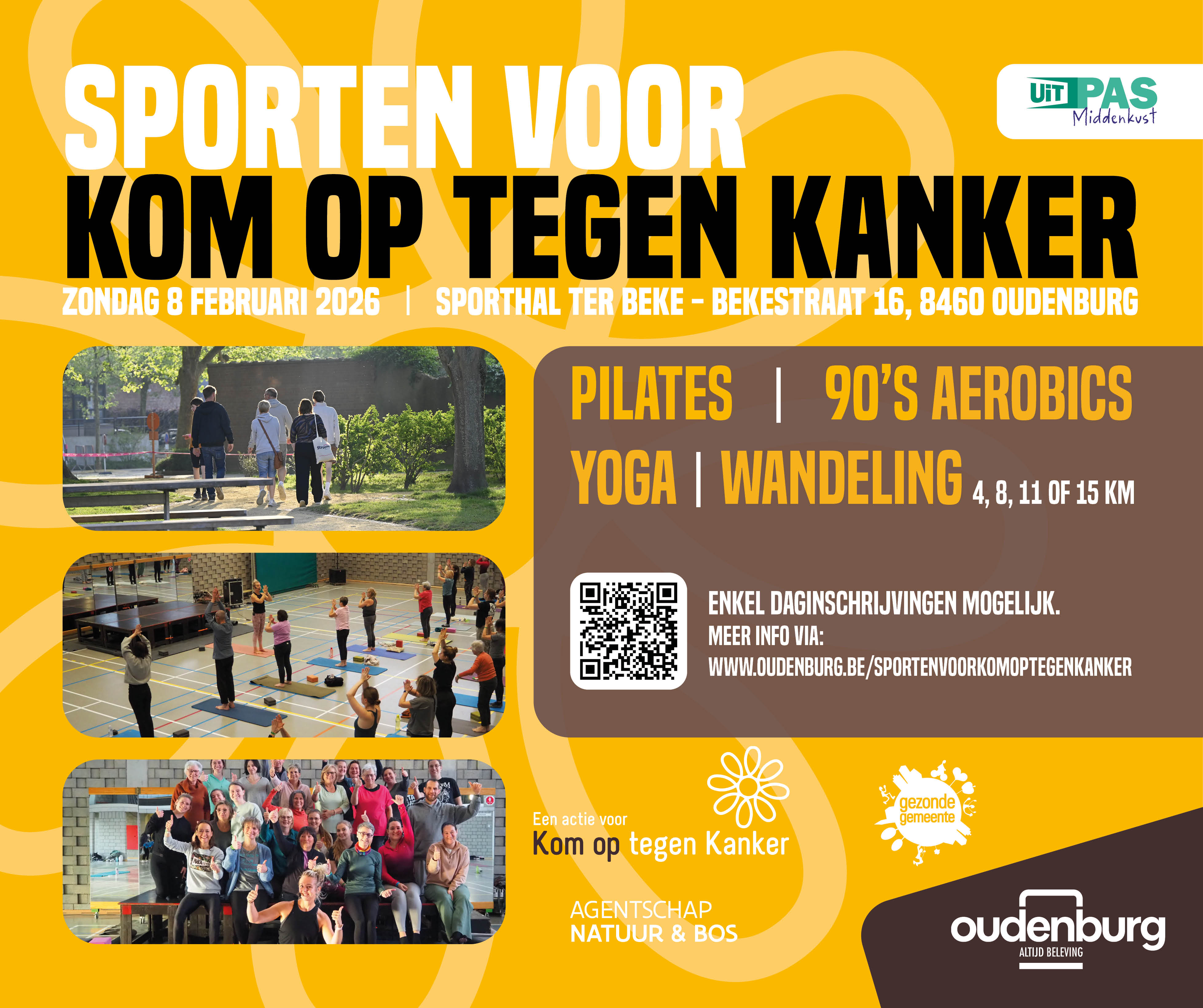 Sporten voor Kom op tegen Kanker