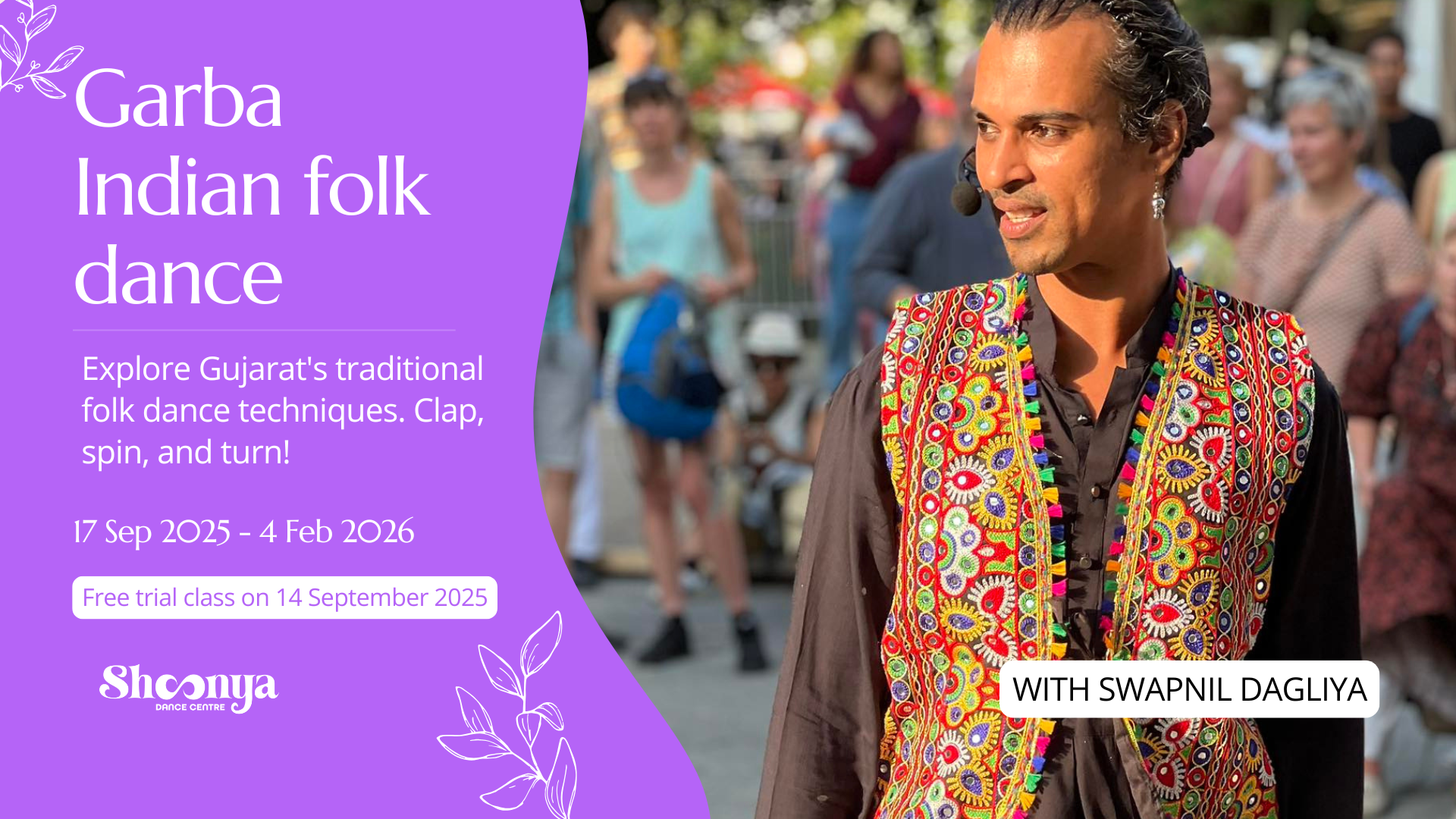 Garba Indian folk dance in Gent 