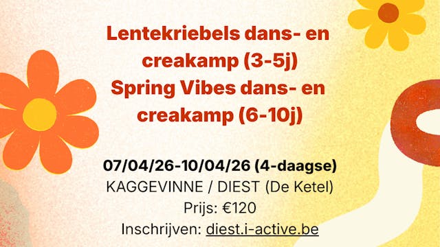 Lentekriebels dans- en creakamp