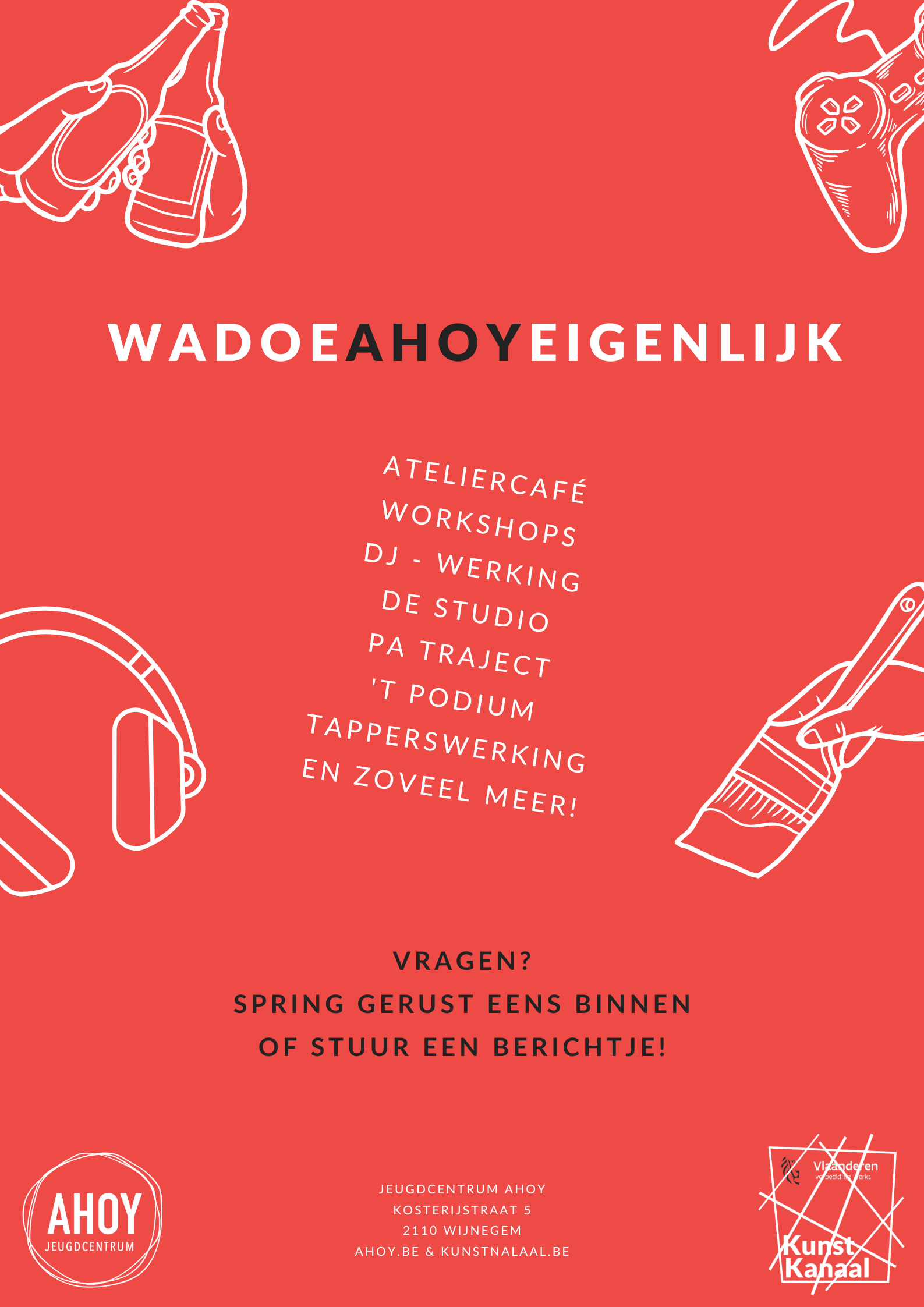 Affiche Jeugdcentrum Ahoy