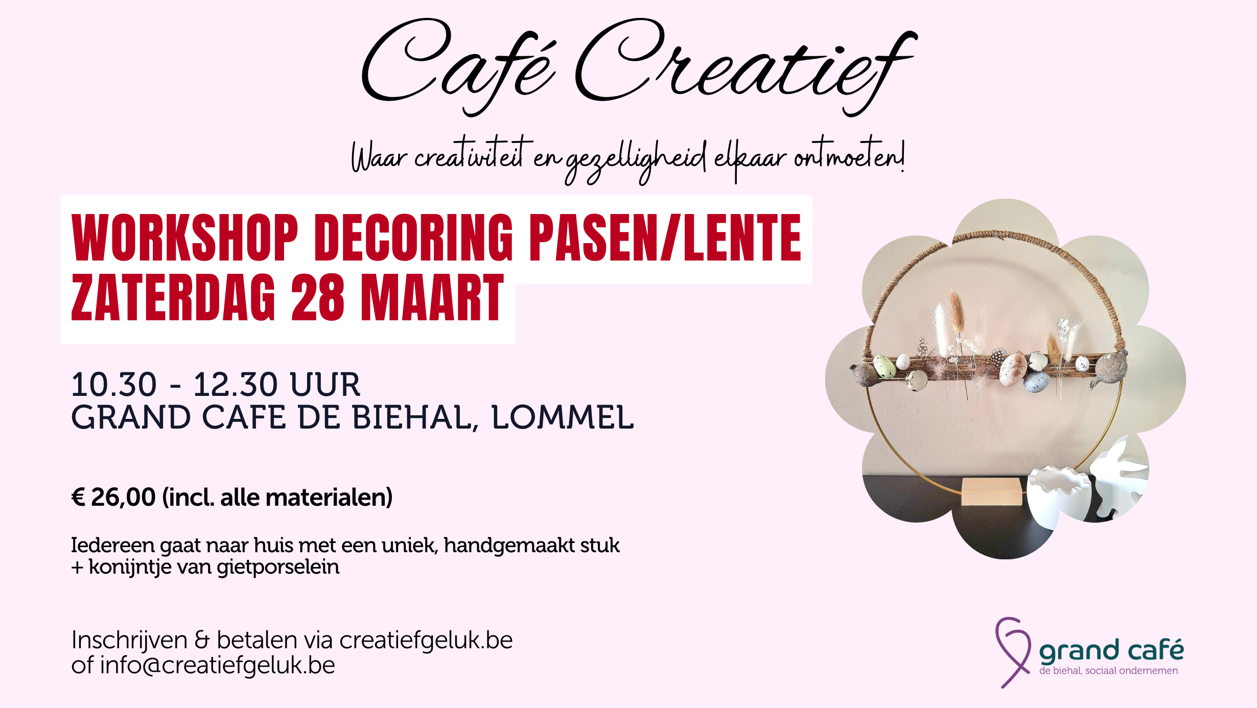 Workshop decoring Pasen/Lente