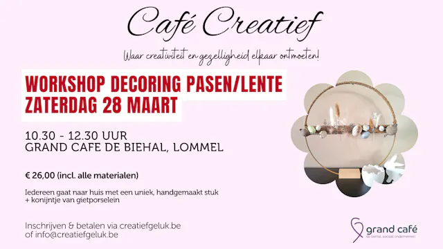 Workshop decoring Pasen/Lente