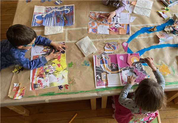 Creatief atelier Fabricollage