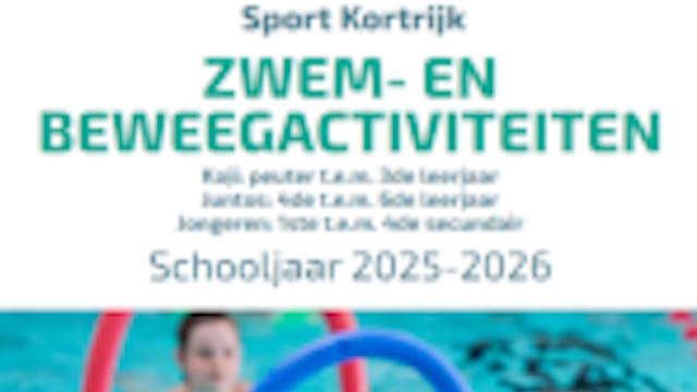 ZWEM- EN BEWEEGACTIVITEITEN KIDS SCHOOLJAAR 2025-2026
