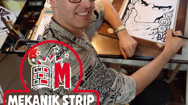 Steven De Rie tekentafel