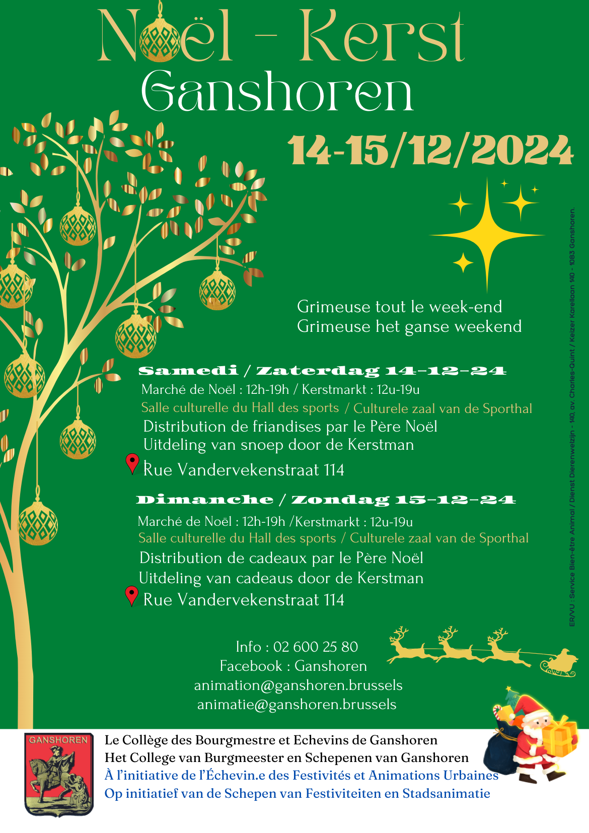 Marché de Noël 2024 à Ganshoren