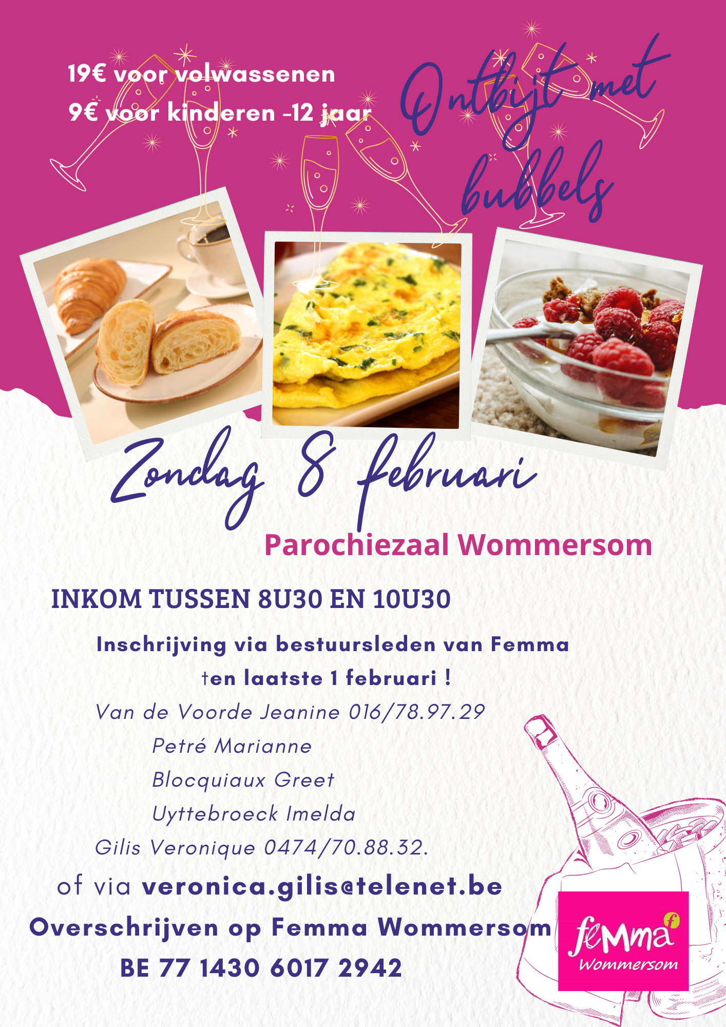 Femma's ontbijt met bubbels