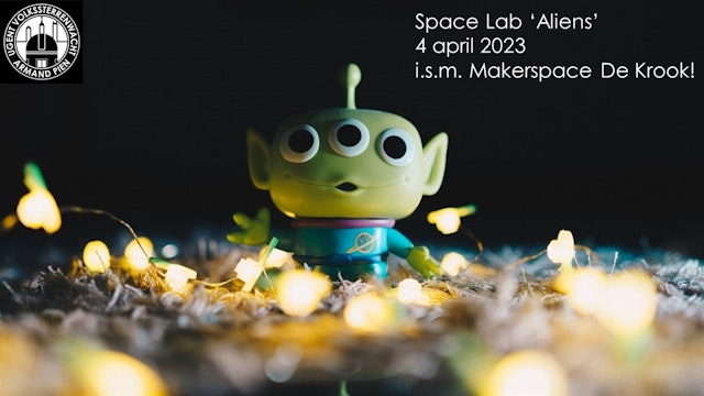 Kom zelf je alien ontwerpen op dit Space Lab!
