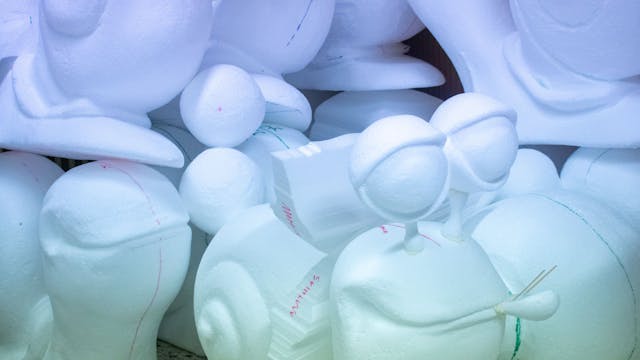 Koppen in piepschuim (beginners) (foto: Sören Delclef)