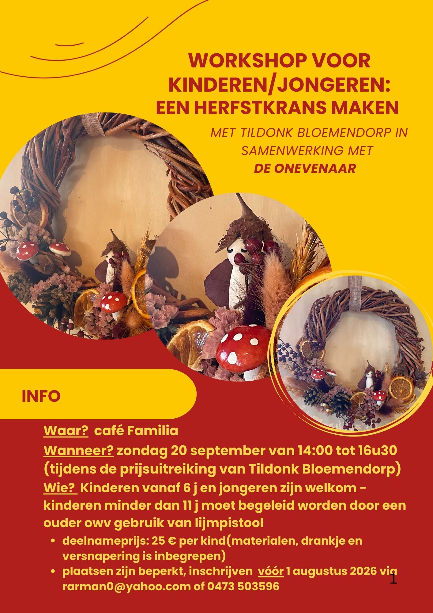 Workshop: Herfstkrans maken