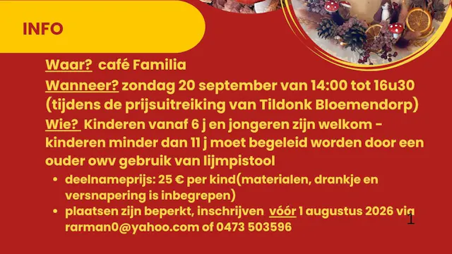 Workshop: Herfstkrans maken