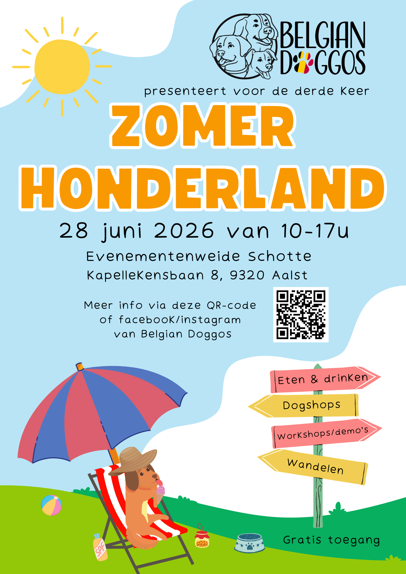 Affiche Zomer Honderland