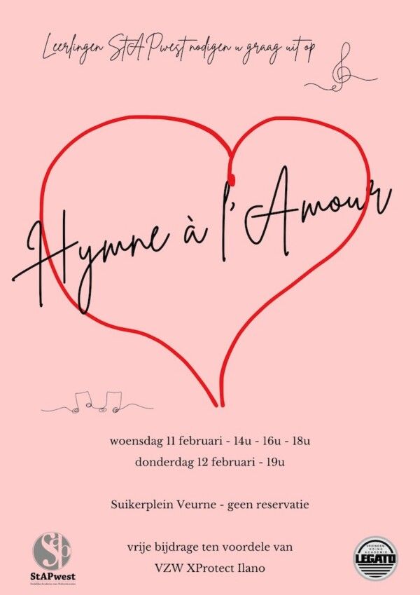 Romantiek in StAPwest : Hymne à l'Amour