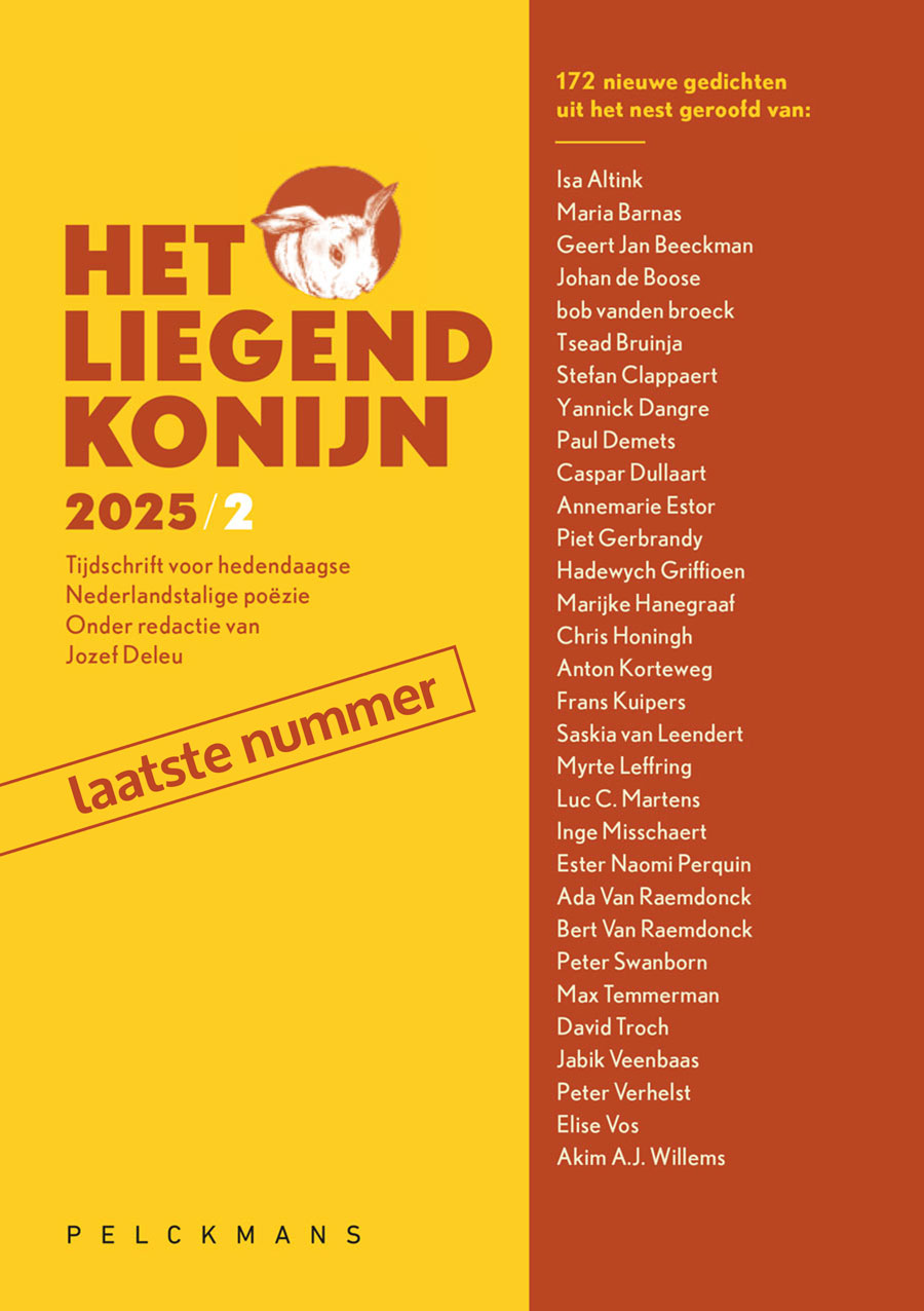 Cover van het laatste nummer van Het Liegend Konijn