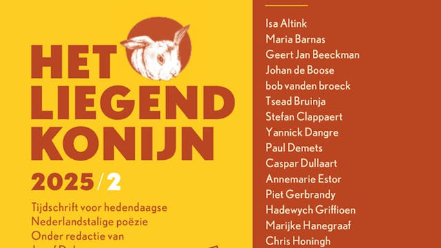 Cover van het laatste nummer van Het Liegend Konijn