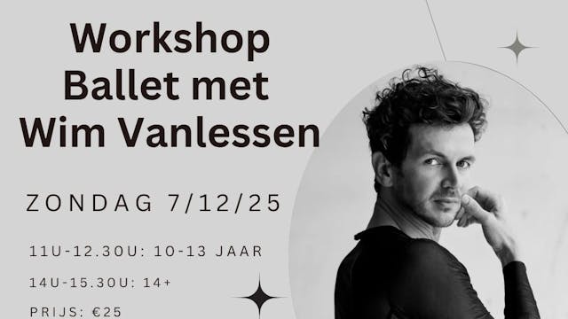 Workshop ballet door Wim Vanlessen
