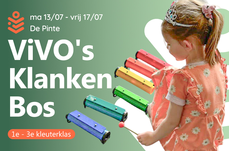 ViVO's klankenbos muziekkamp kleuters