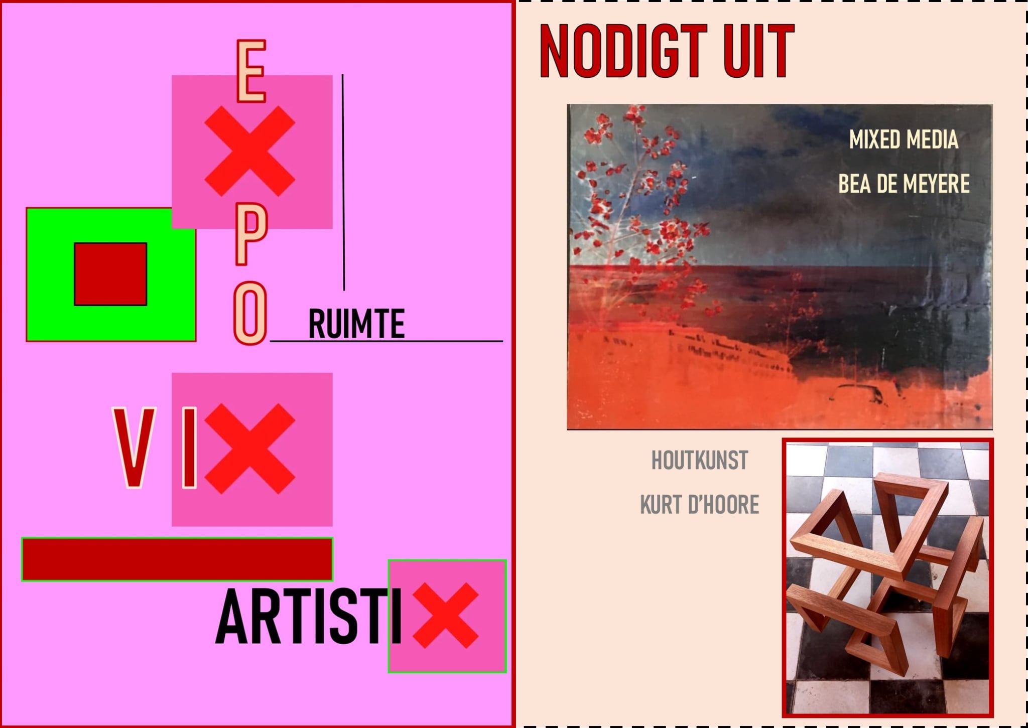 Mixed media , houtskunst, beeldend werk en keramiek