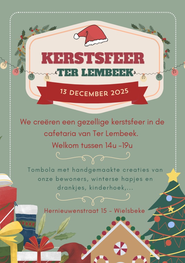 Affiche Kerstsfeer 
