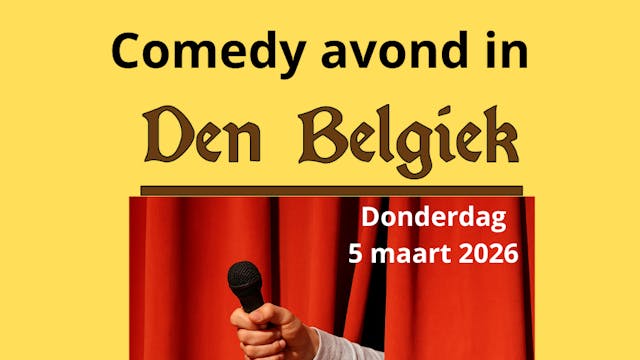 Comedy avond Den Belgiek