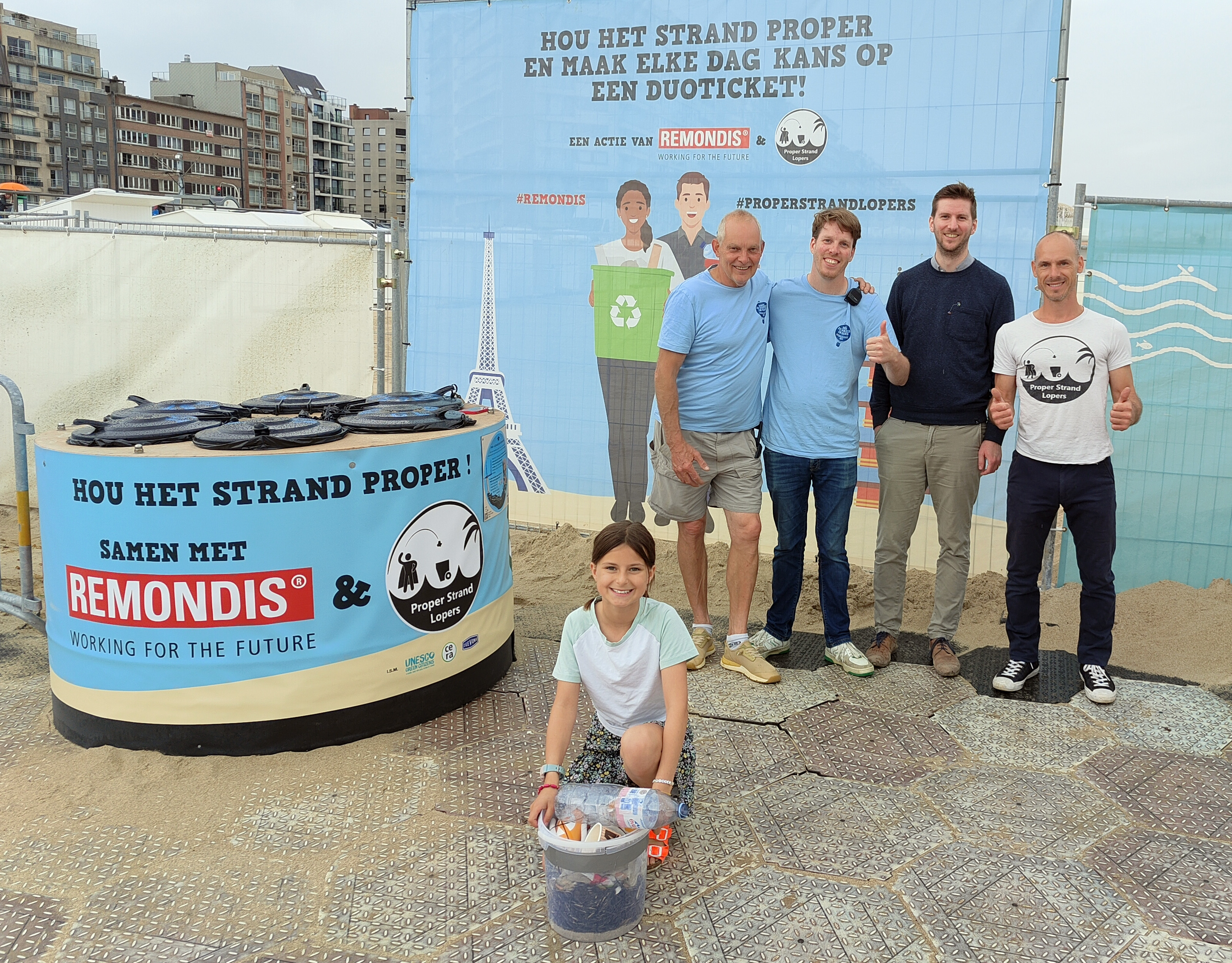 Trash Bingo op Zandsculpturenfestival
