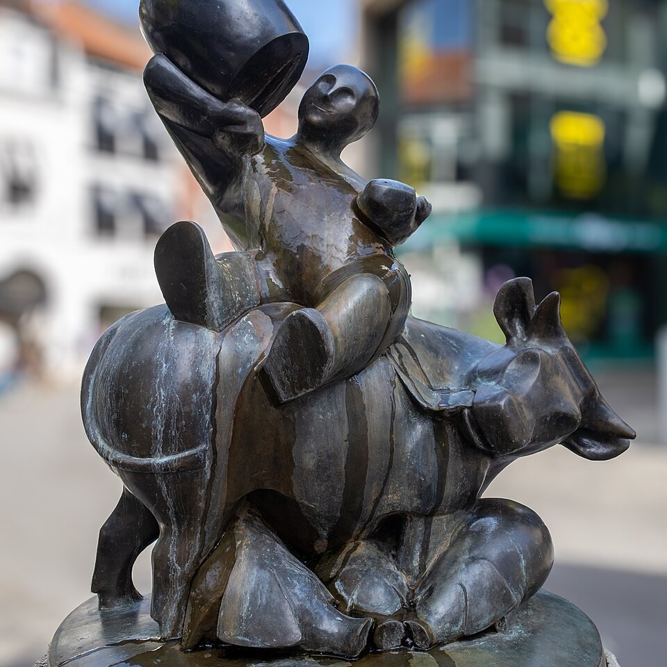 Beeld het Borrelmanneke in Hasselt