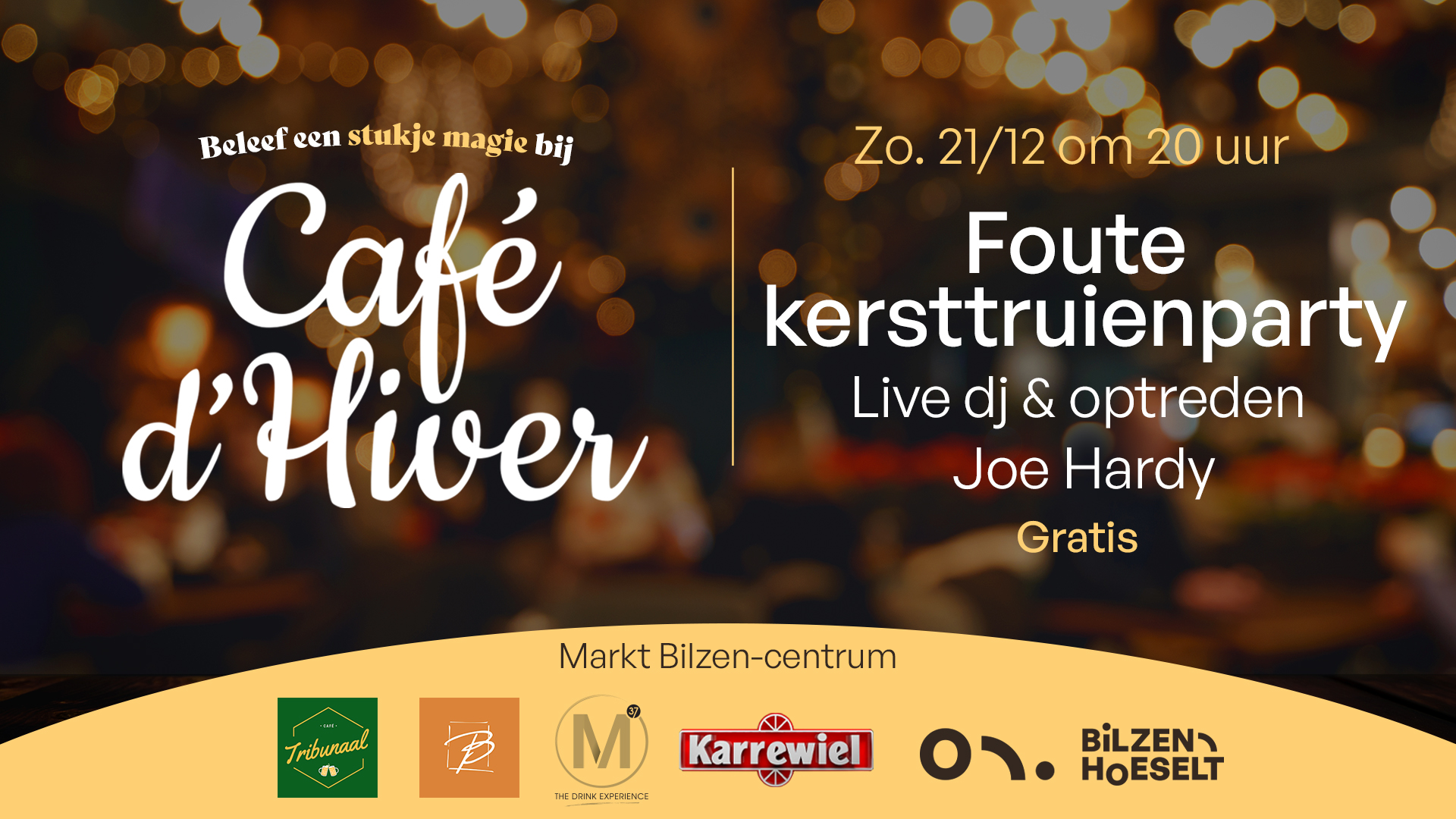 Café d'Hiver Foute kersttruienparty