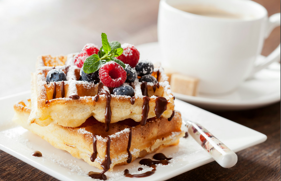 heerlijke verse wafels