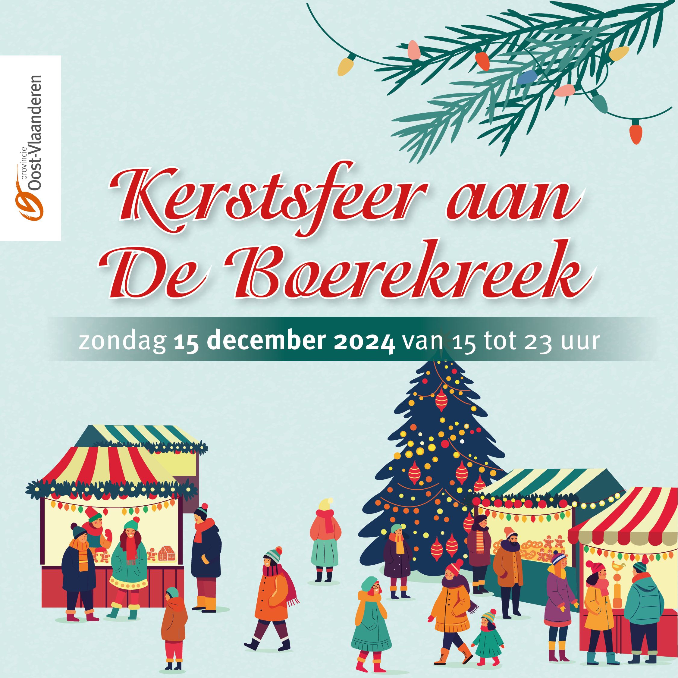 Kerstsfeer aan De Boerekreek