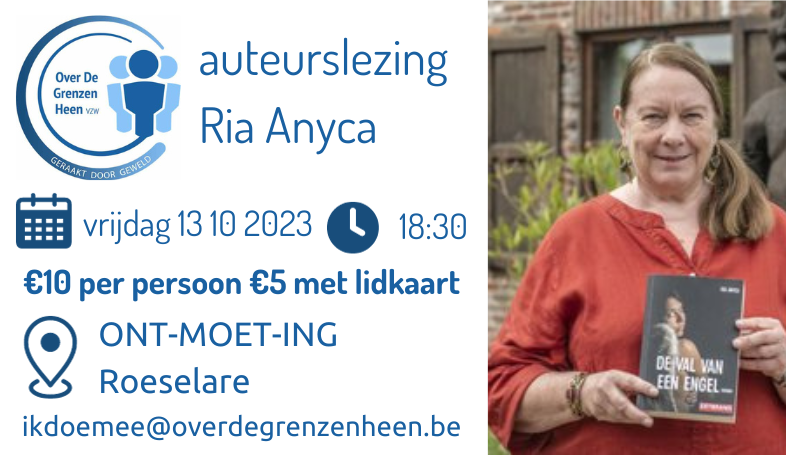 Auteurslezing (Dark Number en De val van een engel) met Ria Anyca