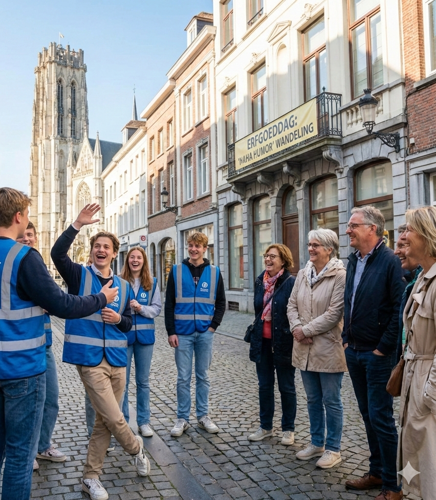 Wandelen met jongeren_CampusBAStassart,AI generated_image