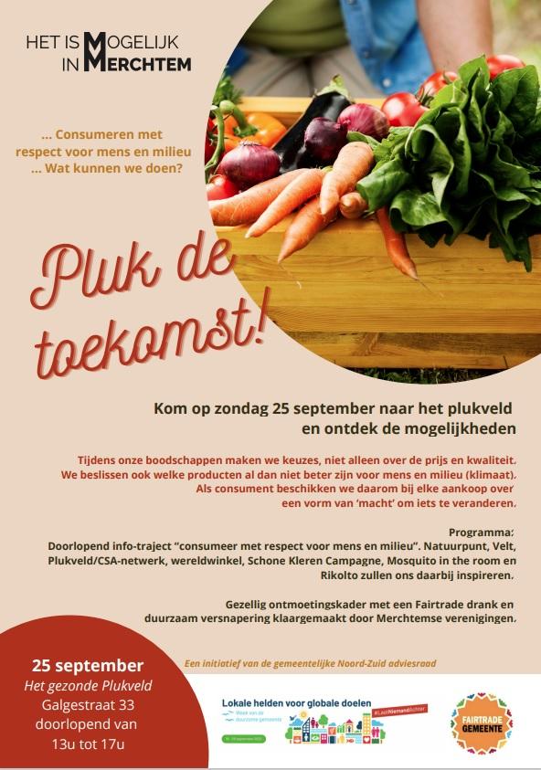 Pluk de toekomst  - consumeren voor mens en milieu - wat kunnen we doen.