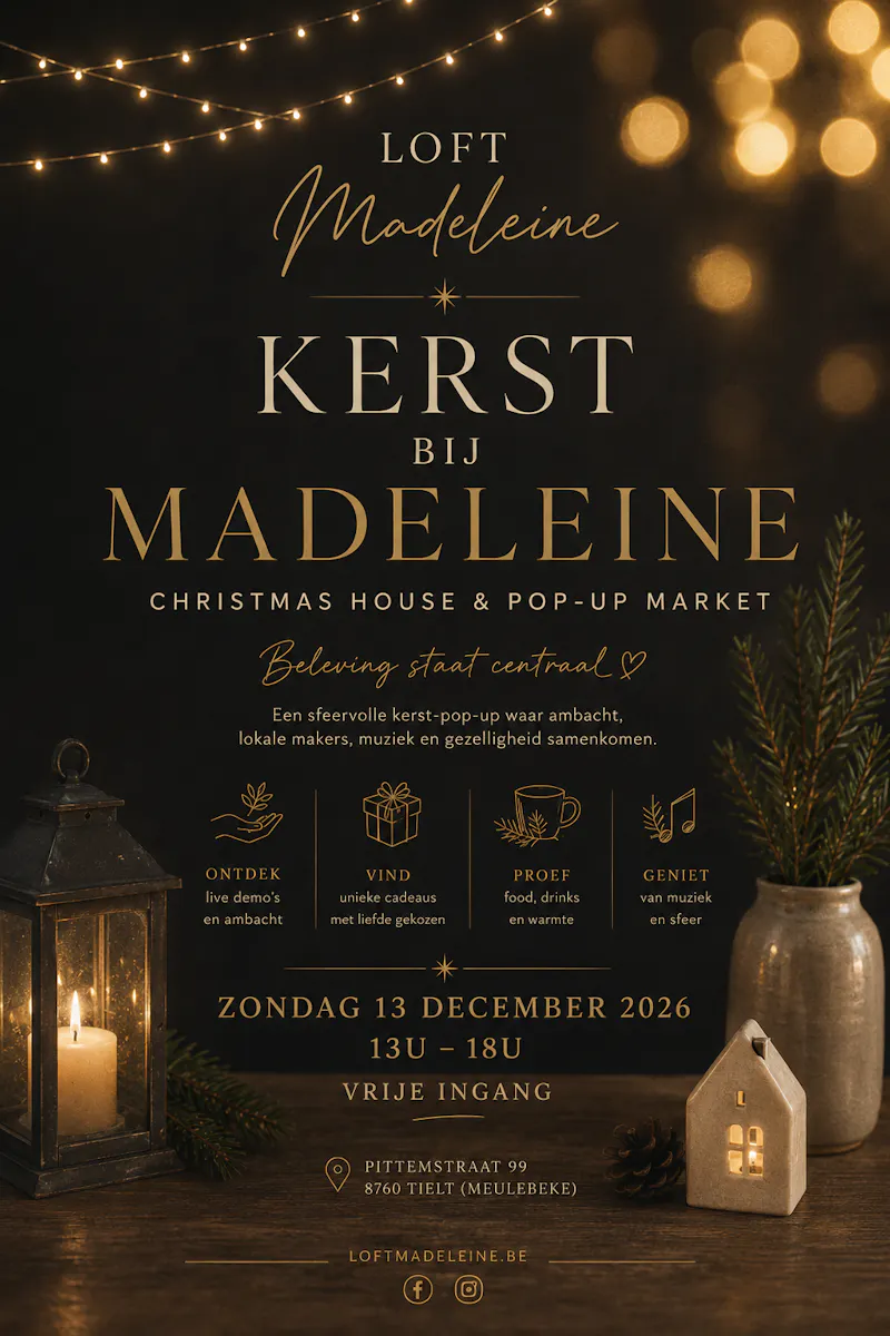 Kerst Pop Up Geschenkenbeurs