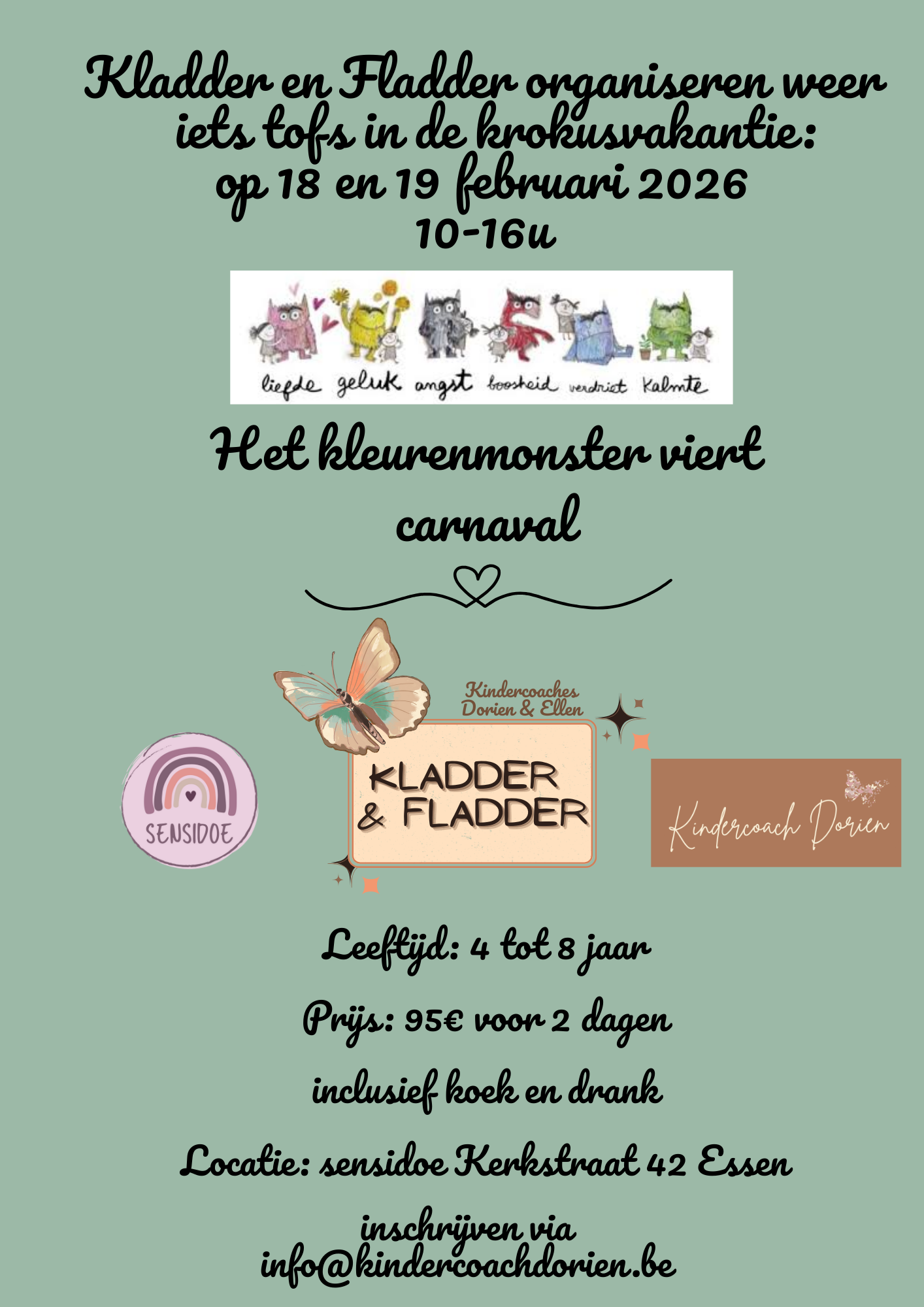 Kleurenmonster viert carnaval